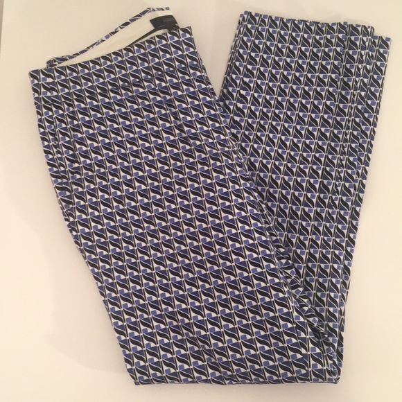 J. Crew Pants - ✅ SOLD J Crew Ladies Sz 2 Pants Blue Black White
